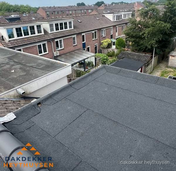 Dakinspectie plat dak aanbouw in Heythuysen